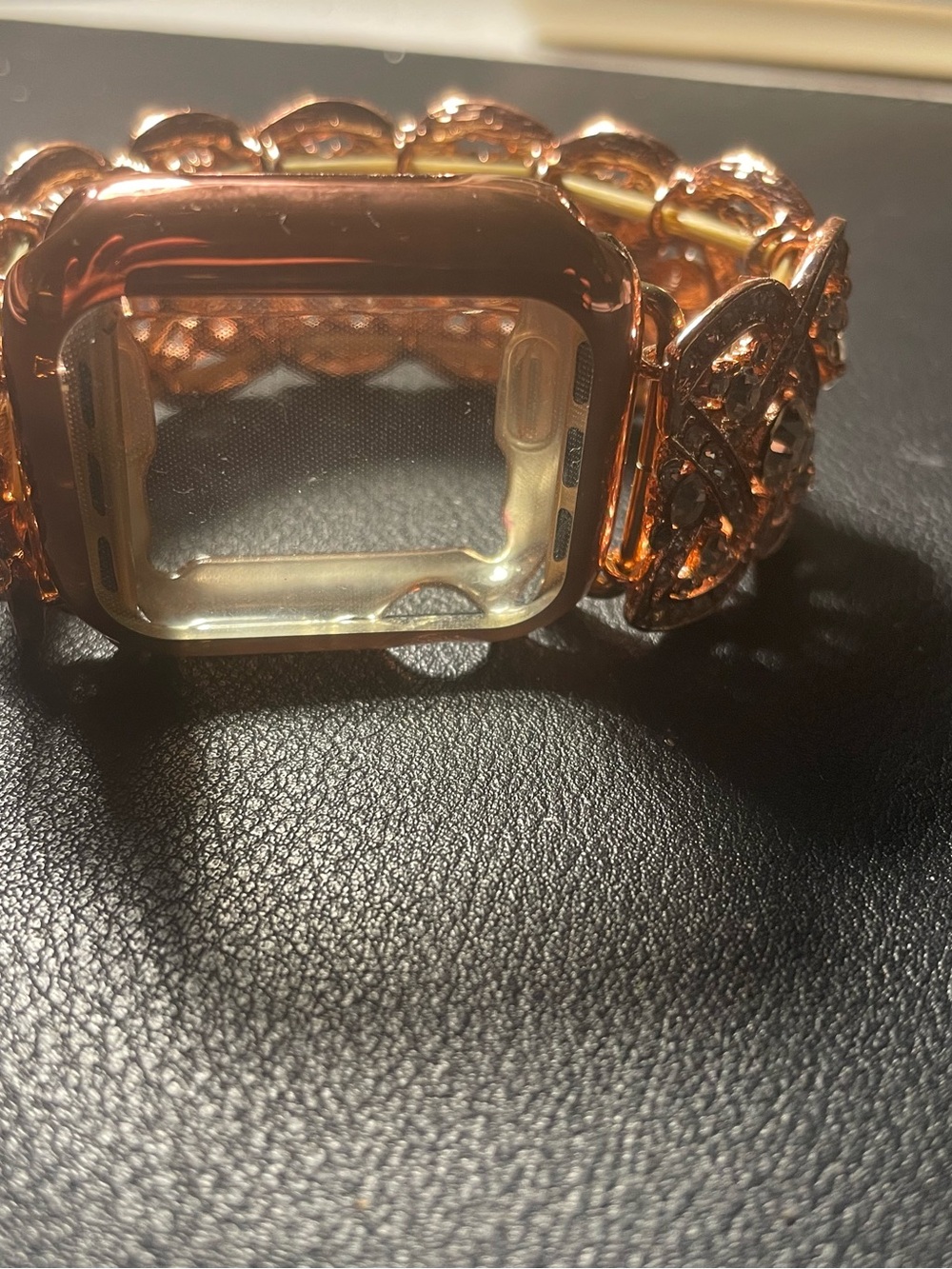 Rose Gold Bling Apple Replacement Watch Band - Picture 13 of 13